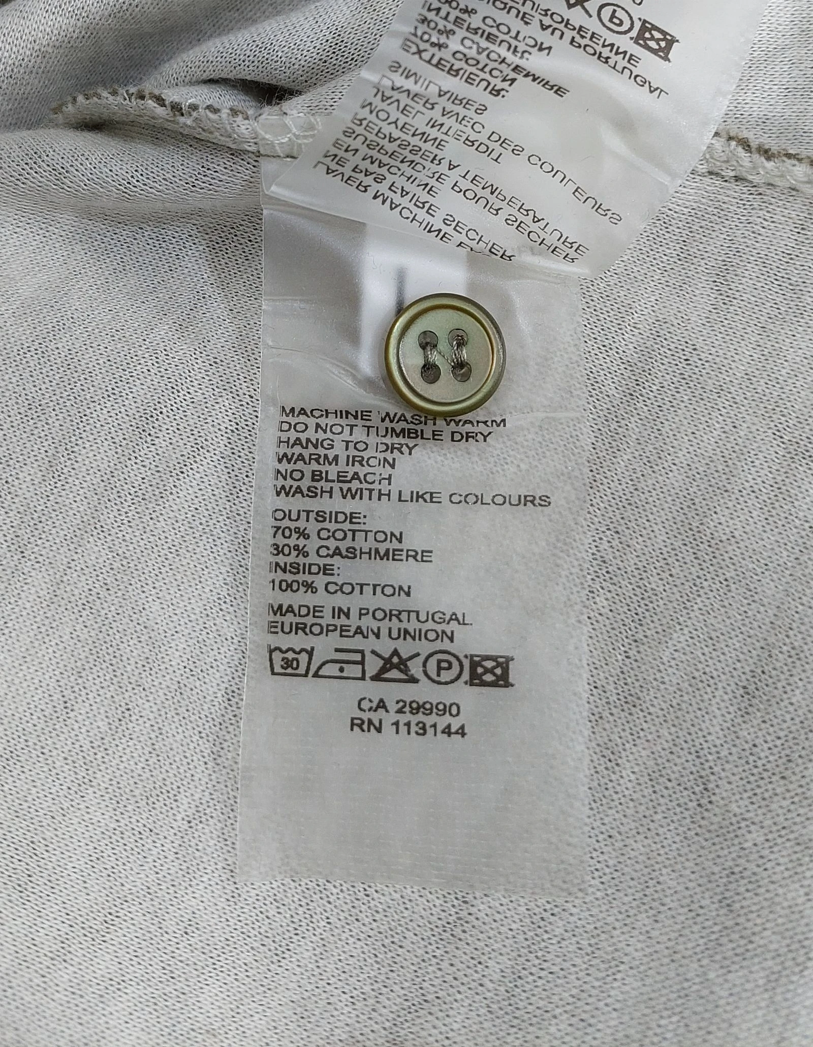 Camisa de manga larga con bolsillo Majestic Filatures - marrón claro L – photo 5